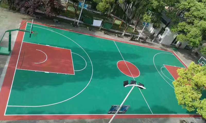 运动好色先生TV传媒胶厂家_室外运动地胶施工