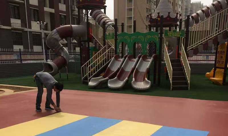 pvc儿童好色先生TV传媒已经广泛应用于幼儿园室外地面